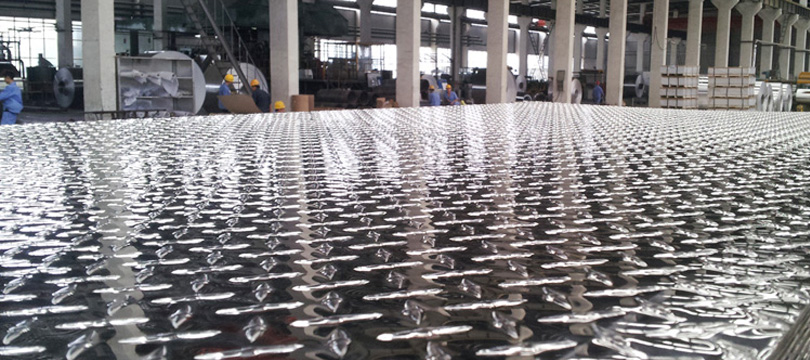 Placa de aluminio diamante |Plancha diamantada aluminio